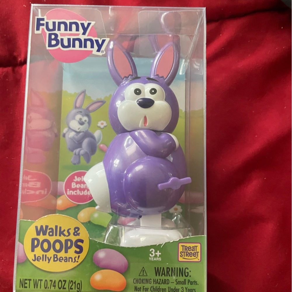 Purple Walking Toy “Walks & 💩 out jelly beans